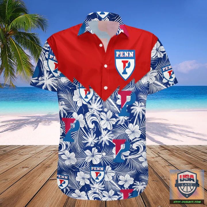 Top Finding Penn Quakers NCAA Tropical Seamless Hawaiian Shirt