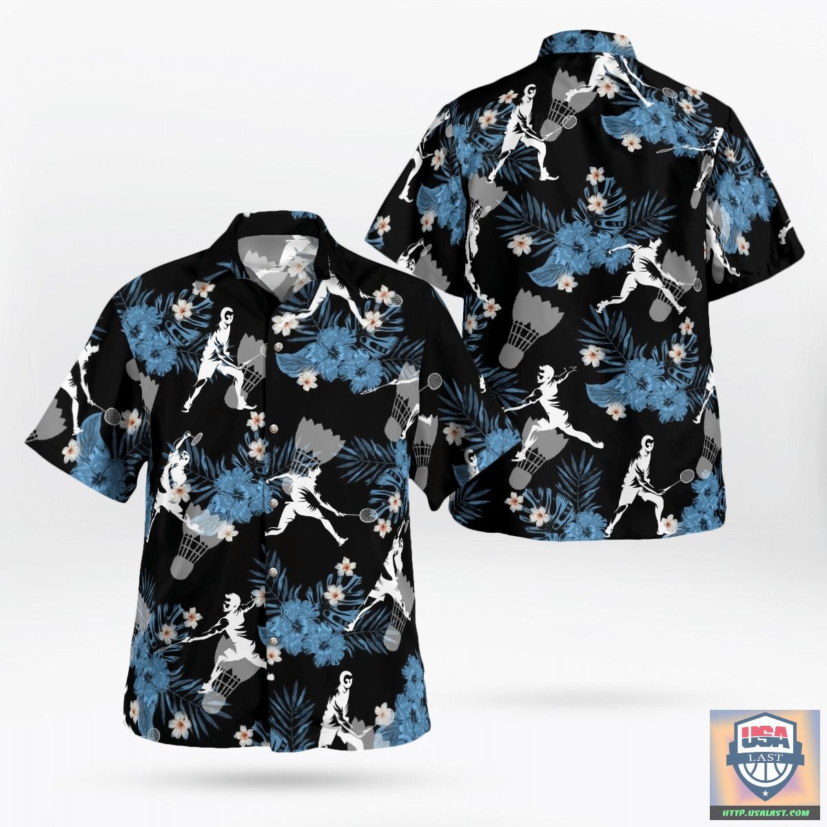 Trending Badminton Hawaiian Shirts, Beach Short