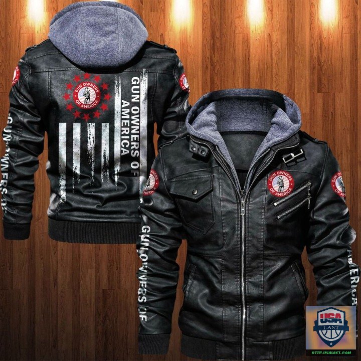 For Fans National Rifle Association Leather Jacket