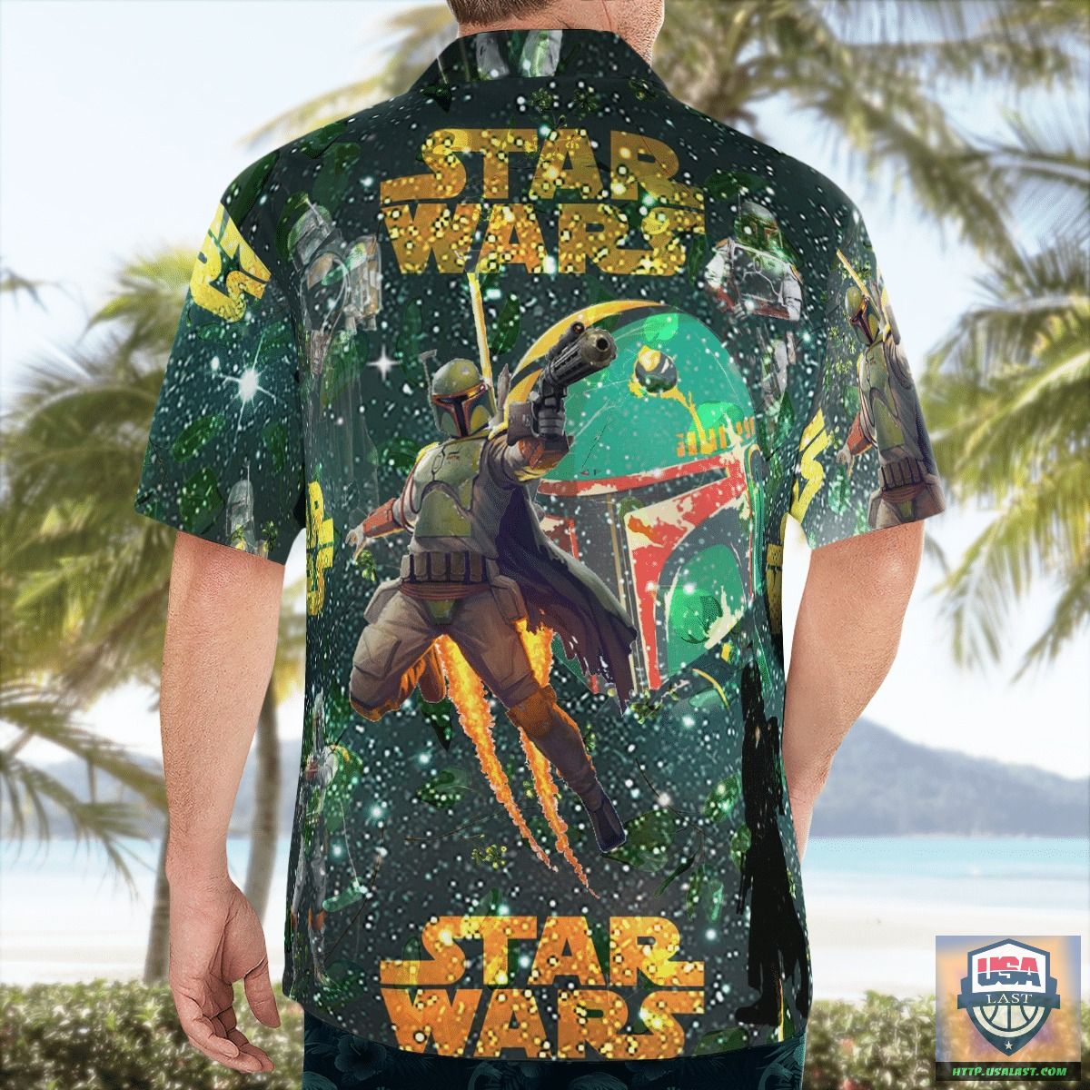 Premium Boba Fett Star Wars Hawaiian Shirts, Beach Short