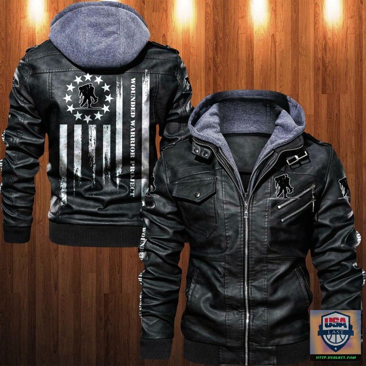 Luxury Wounded Warrior Project Leather Jacket