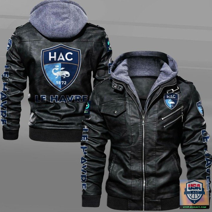 Available Havre Athletic Club Leather Jacket