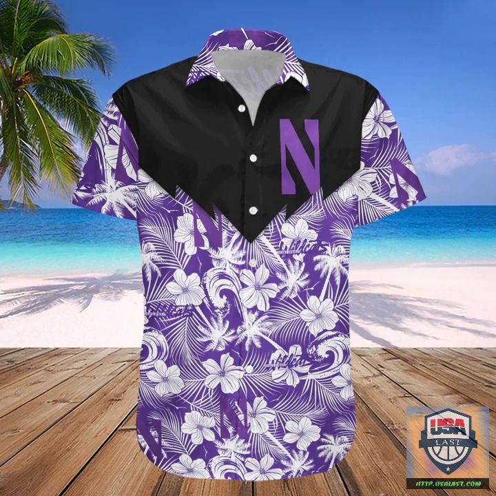 Premium Northeastern Huskies NCAA Tropical Seamless Hawaiian Shirt