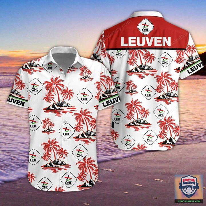 (Big Sale) Oud-Heverlee Leuven Football Club Aloha Hawaiian Shirt