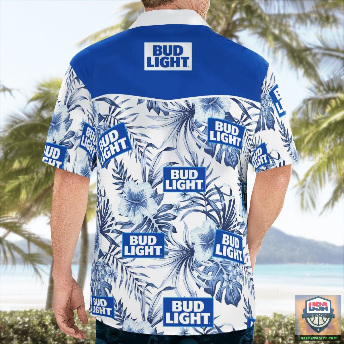 2022 Hot Sale Bud Light Beer Aloha Hawaiian Shirts, Beach Short