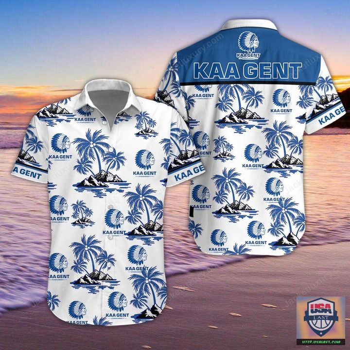 Awesome KAA Gent Football Club Aloha Hawaiian Shirt