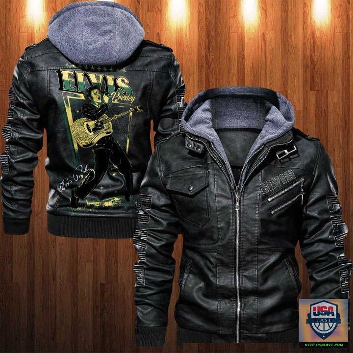 Cheap Elvis Presley Vintage Leather Jacket