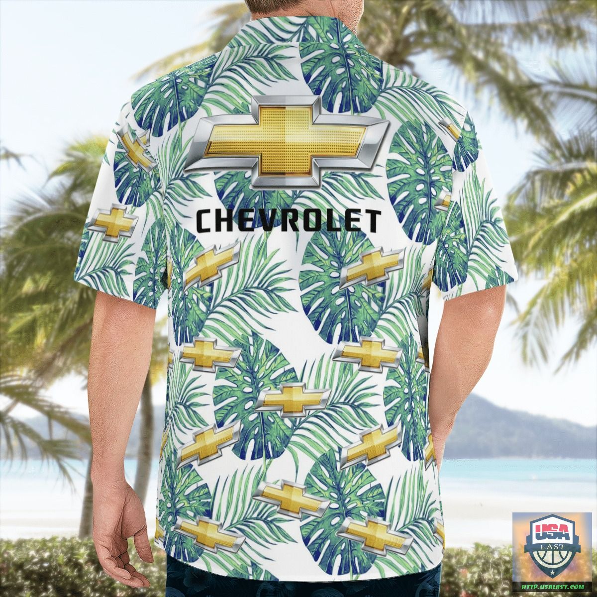 Top Rate Chevrolet Logo Dandy Hawaiian Shirts, Beach Short