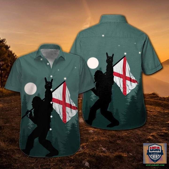 For Fans Alabama Proud Bigfoot Sasquatch American Hawaiian Shirts