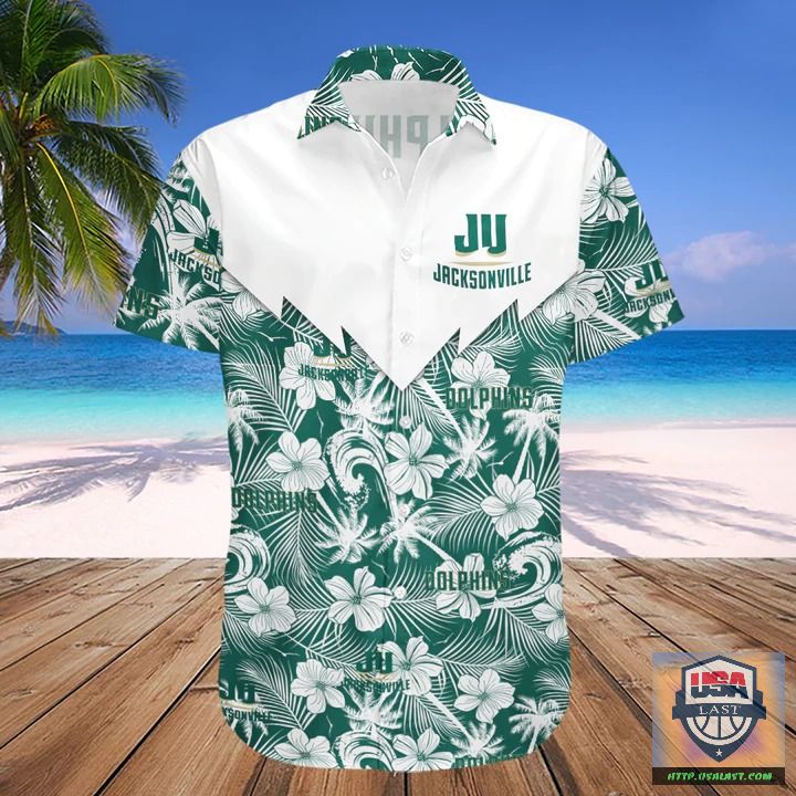 Big Sale Jacksonville Dolphins NCAA Tropical Seamless Hawaiian Shirt
