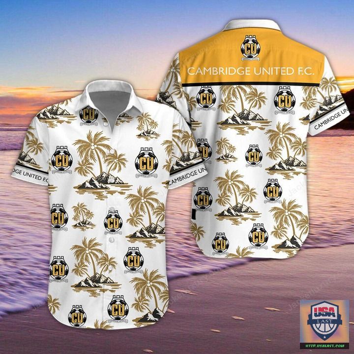 2022 Hot Sale Cambridge United F.C Aloha Hawaiian Shirt Beach Short