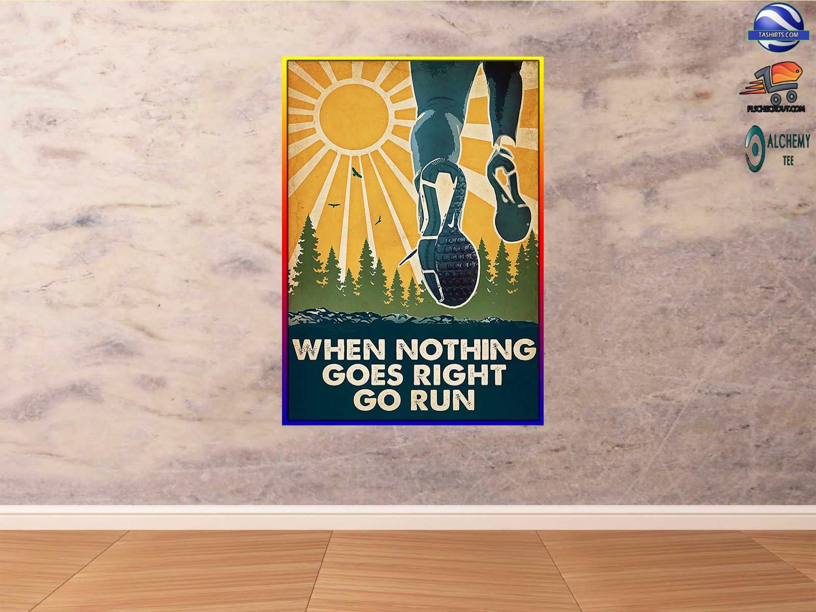 Running When nothing goes right go run poster