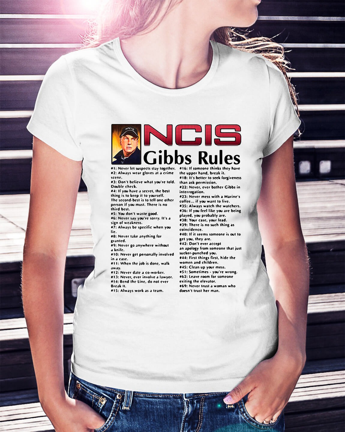 NCIS gibbs rules all song shirt