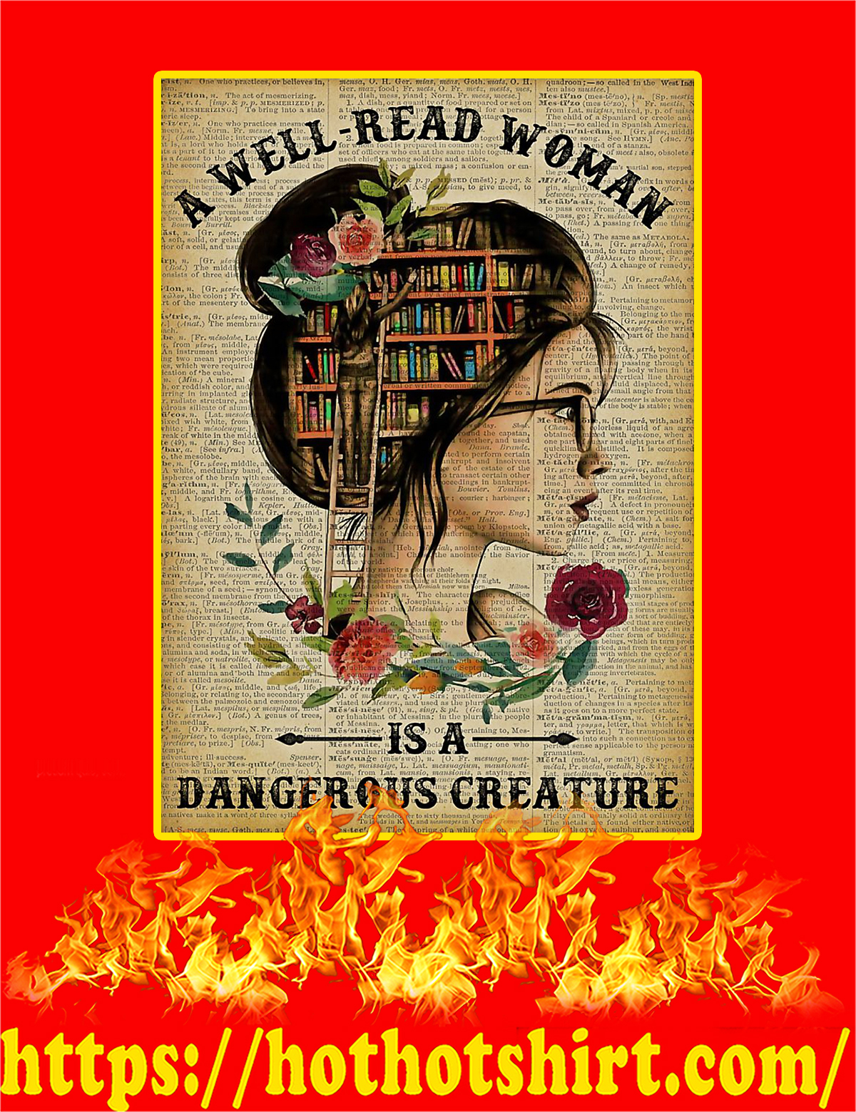 A Well Read Woman Is A Dangerous Creature Poster