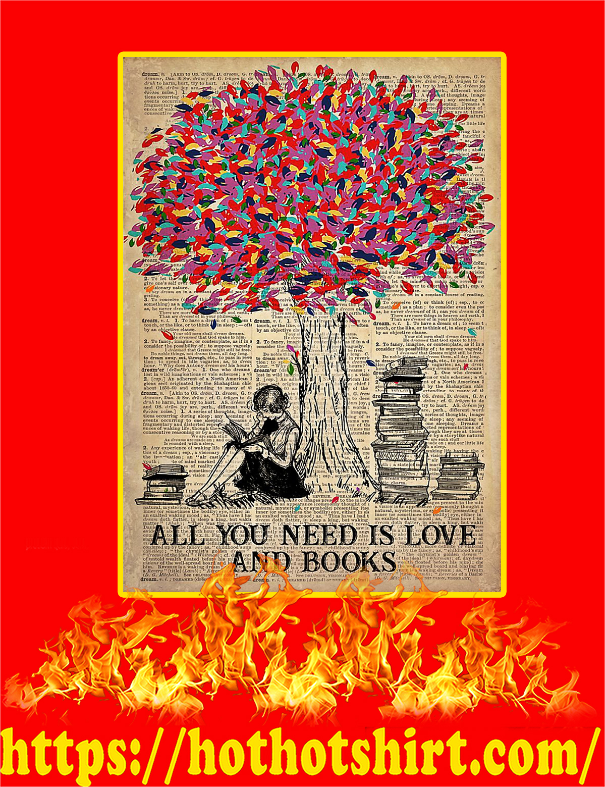 All You Need Is Love And Books Poster