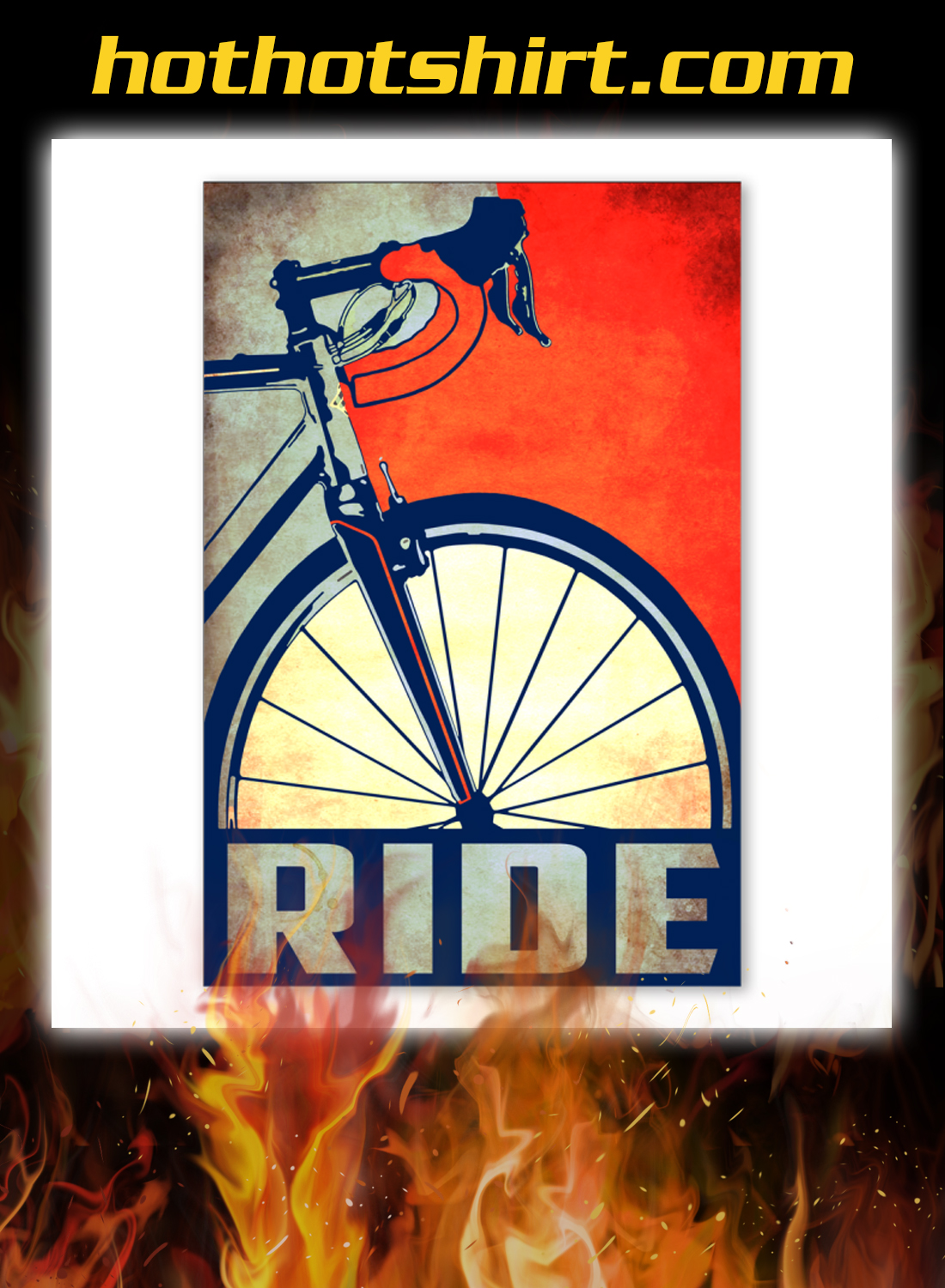 Bicycle ride poster