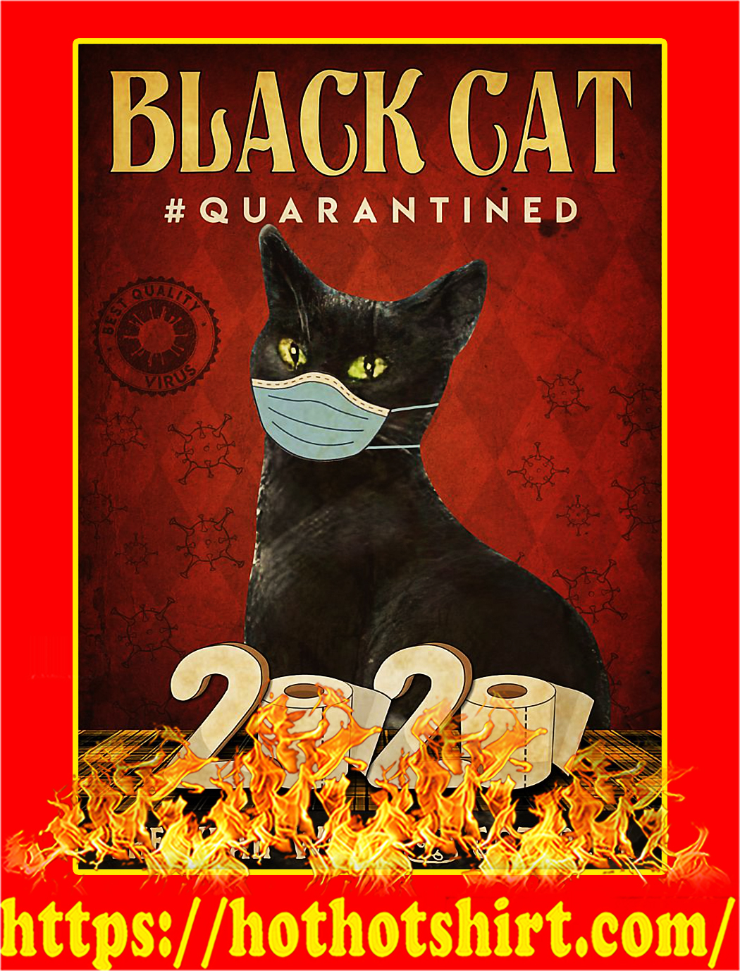Black cat bakery shut the fucupcakes poster