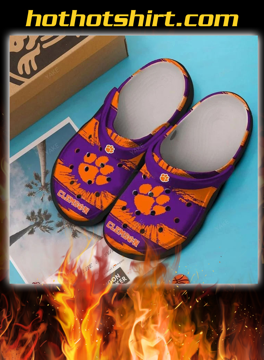 Clemson crocs hotsell