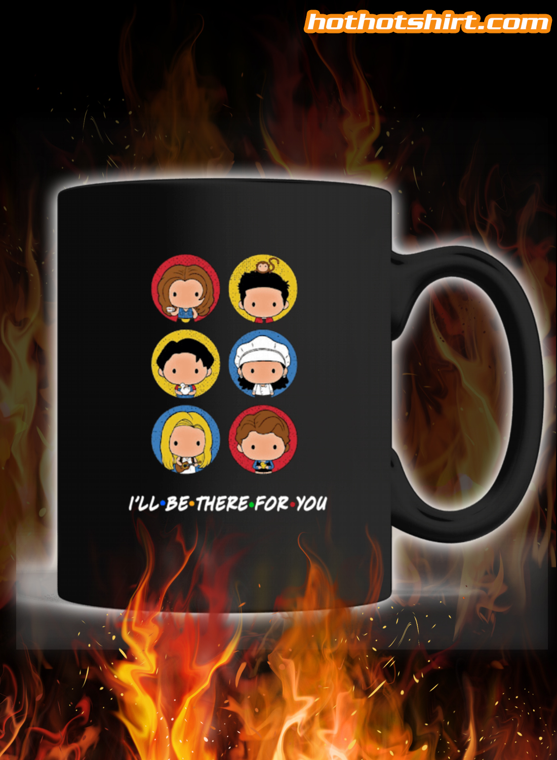 FRIENDS Chibi I’ll Be There For You Mug
