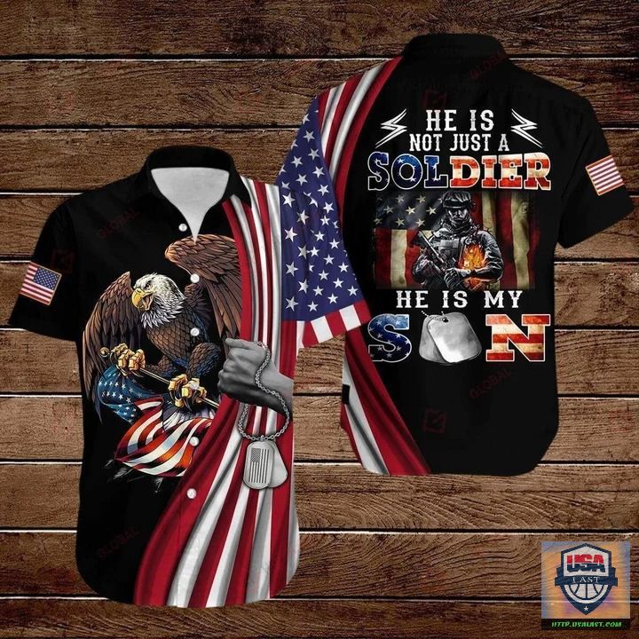 2022 Hot Sale He Is Not Just A Soldier He Is My Son Hawaiian Shirt