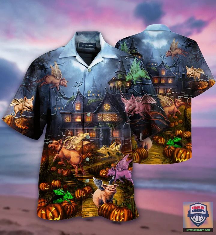 Best Gift Pigs Fly Halloween Hawaiian Shirts