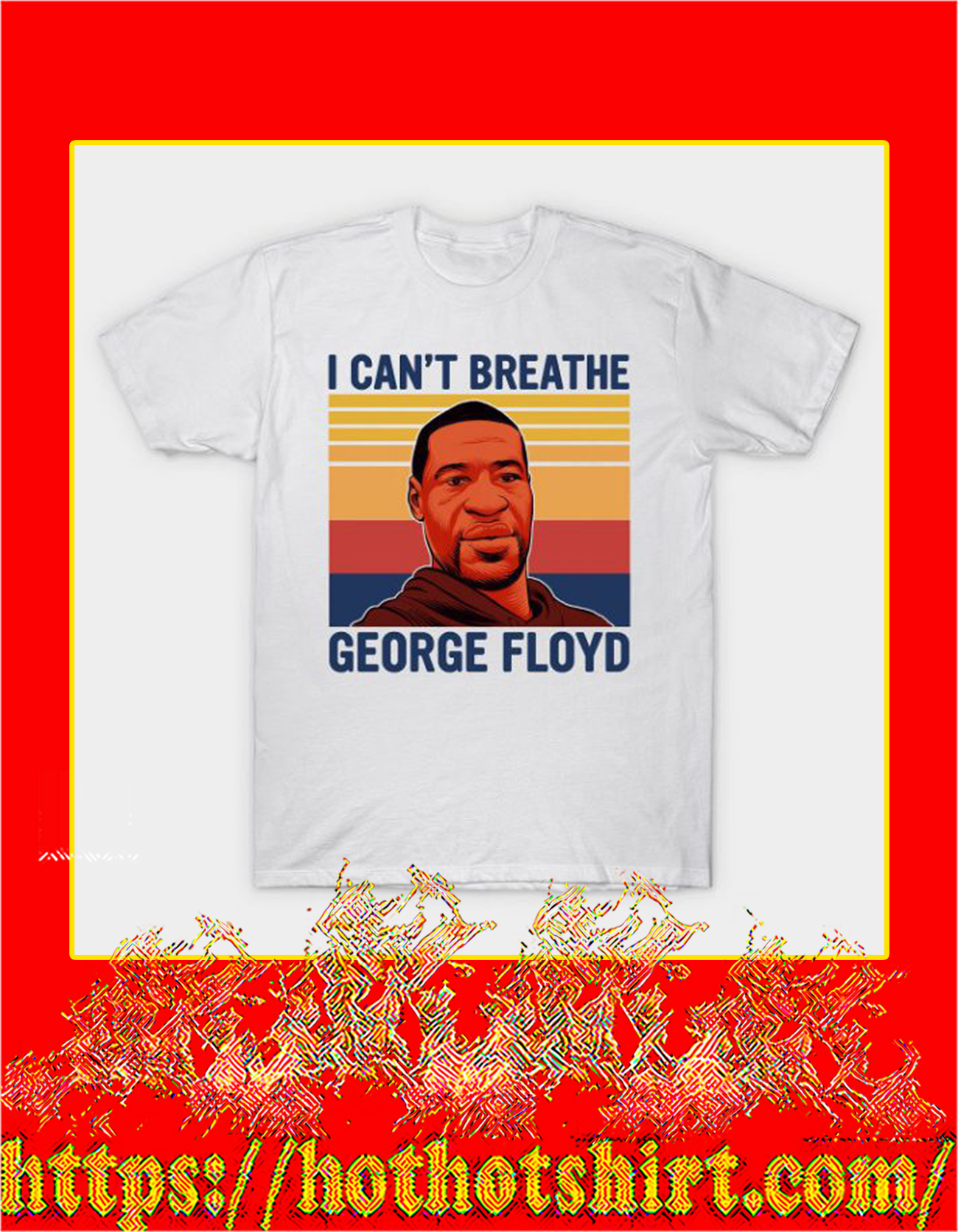 I can’t breathe george floyd shirt - detail