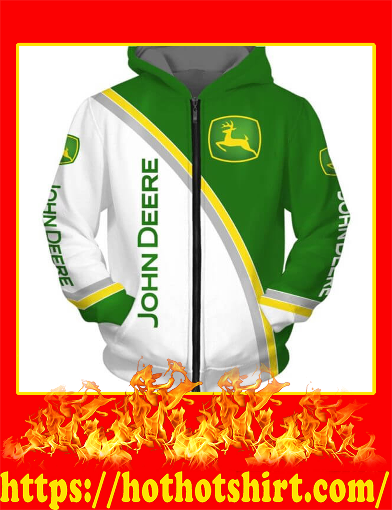 John Deere 3d Hoodie, Shirt and Zip hoodie