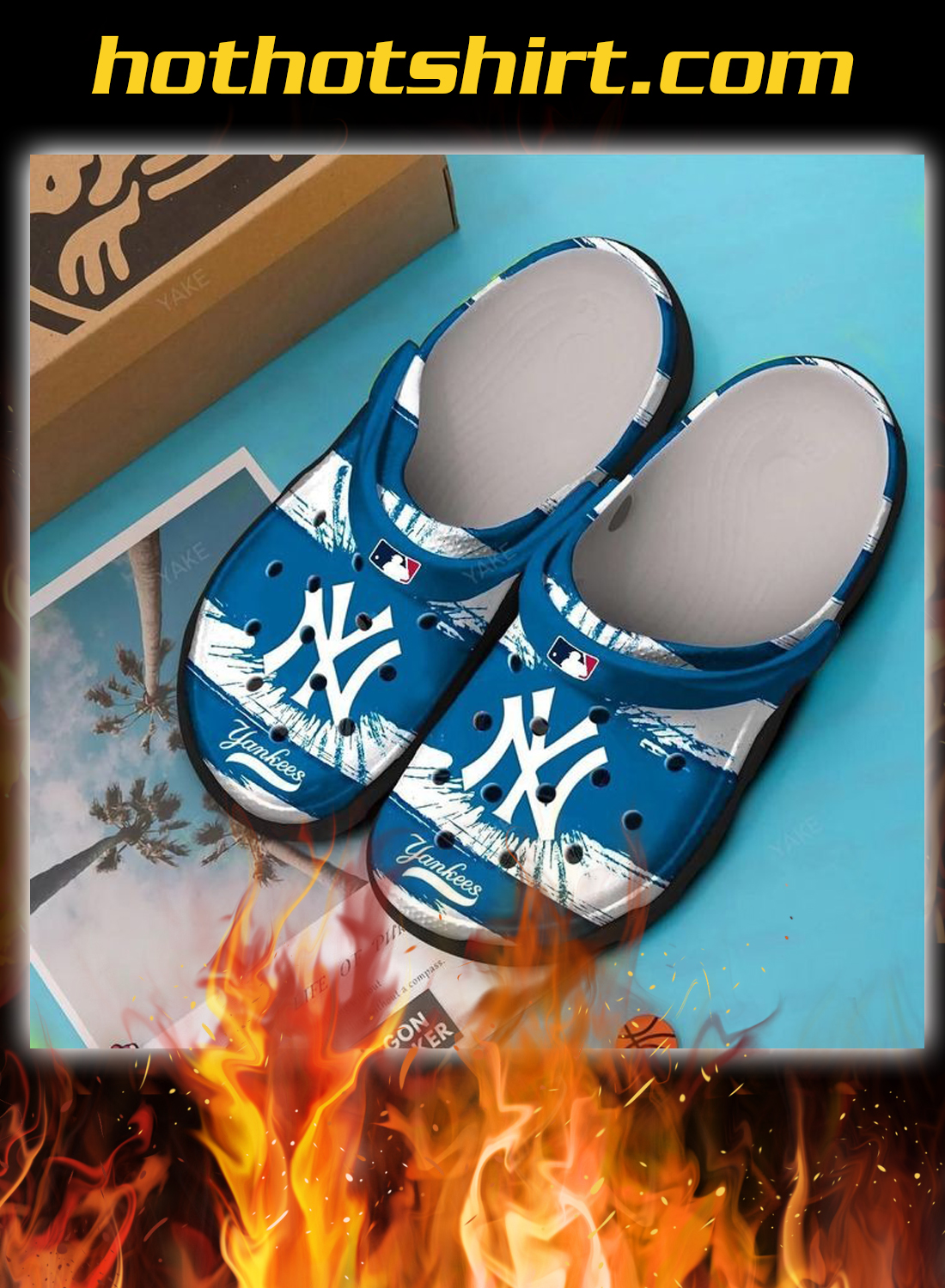 New york yankees crocband crocs shoes