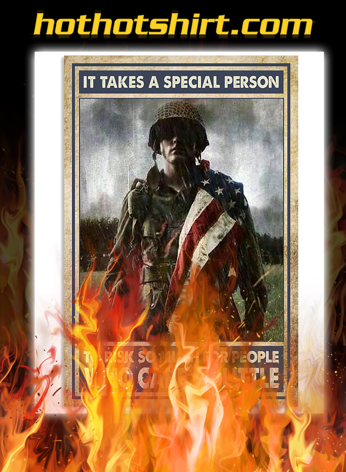 Veterans Day It takes a special person poster