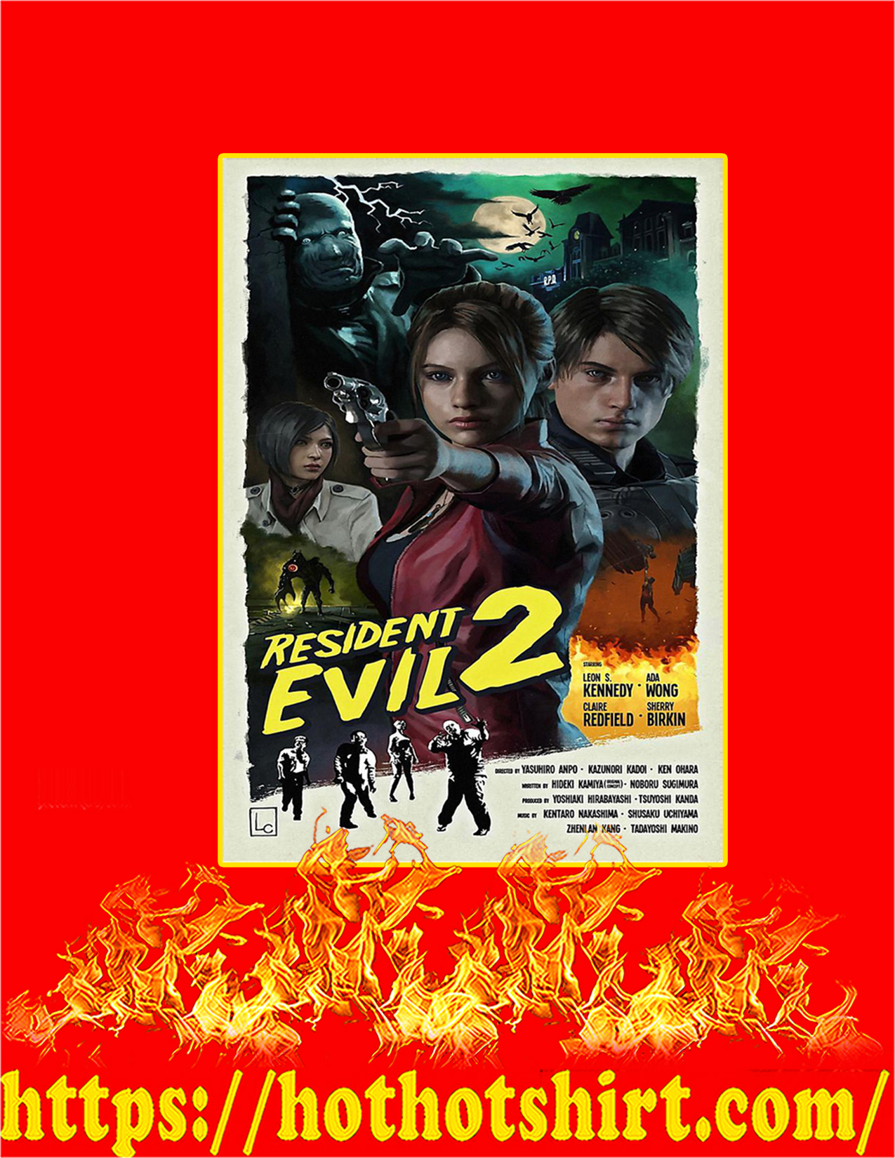 Resident evil 2 poster