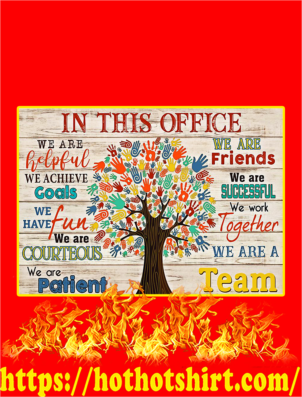Social Worker Tree In This Office Poster