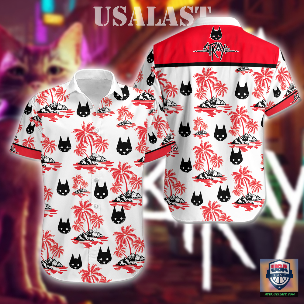 [NEW] Stray Game Hawaiian Shirt For Cat Lovers