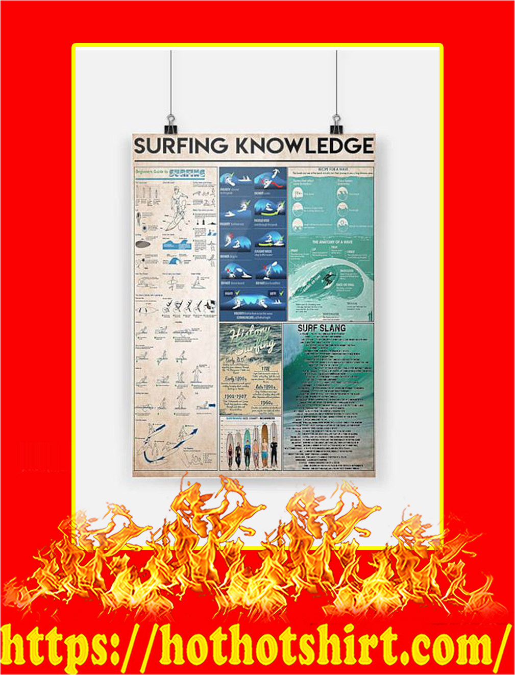 Surfing knowledge Poster