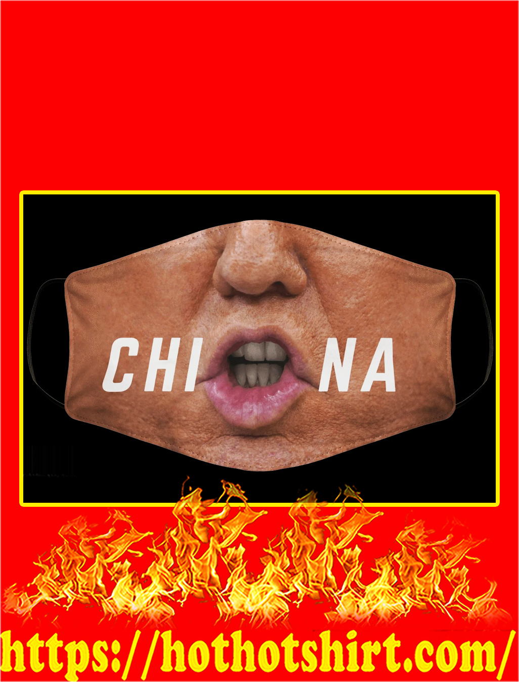 Trump china face mask
