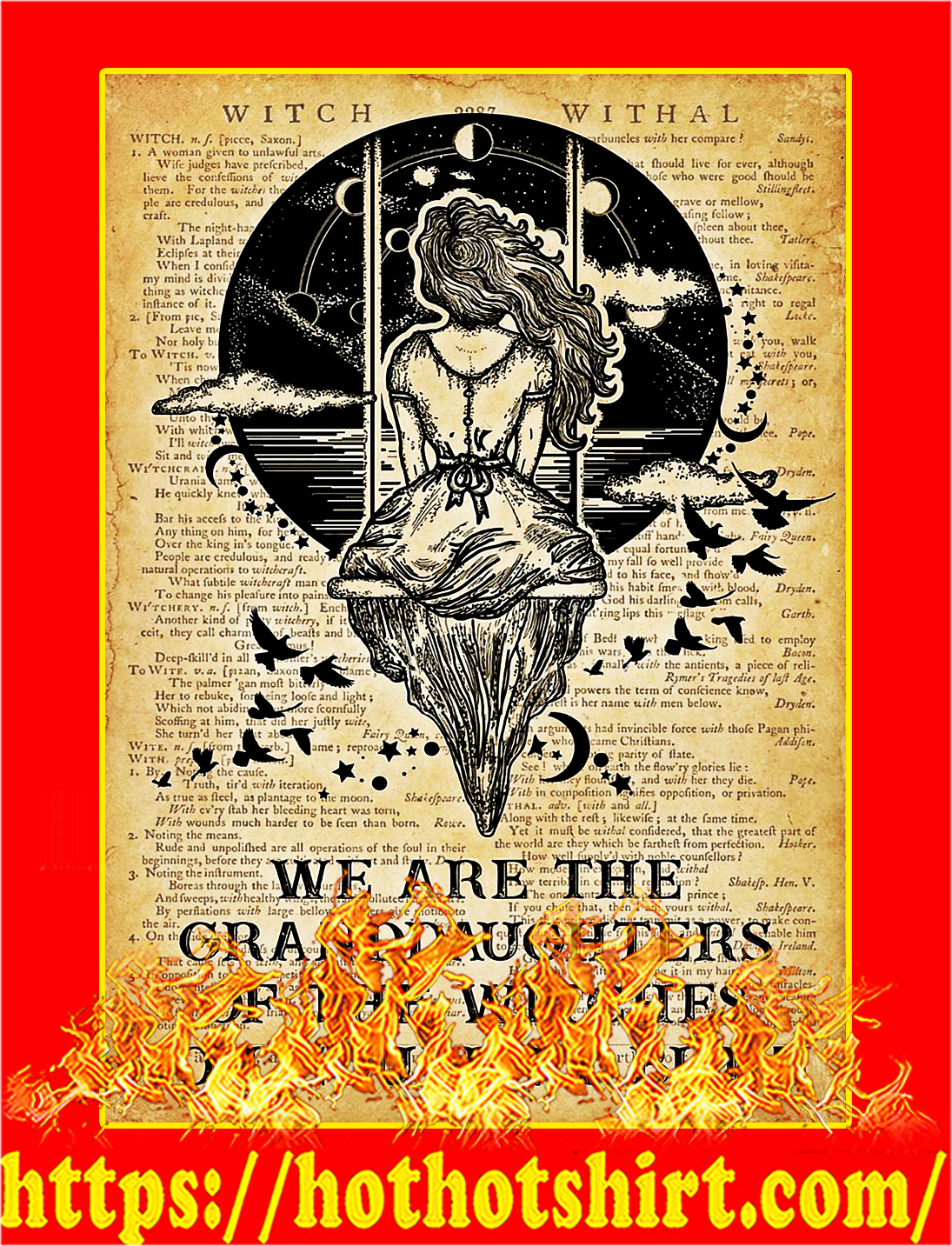 Witch We are the granddaughters of the witches you couldn’t burn poster