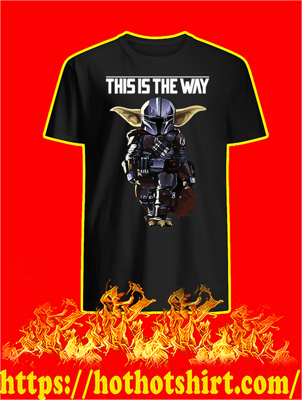 Yoda This Is The Way shirt, v-neck