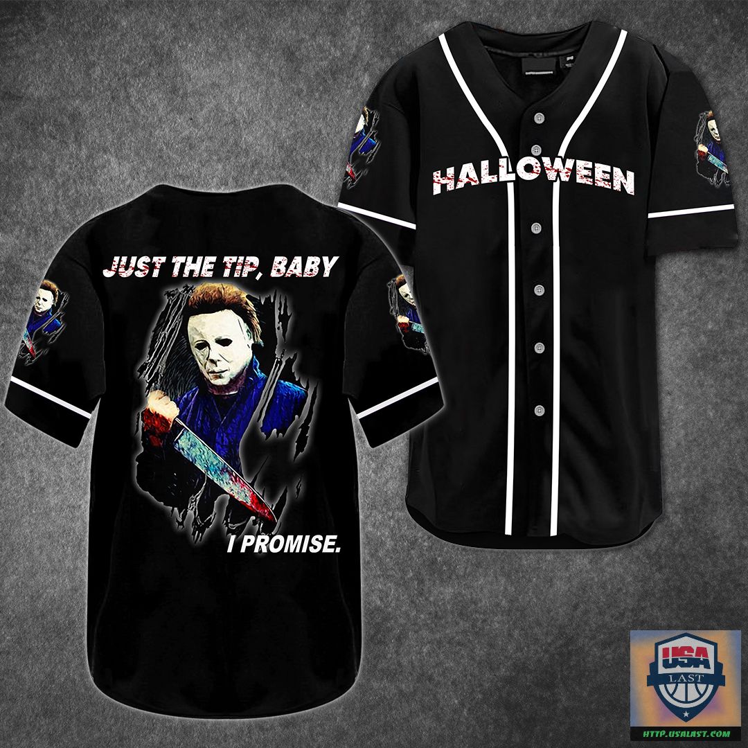 New Trend Michael Myers Just The Tip Baby Baseball Jersey