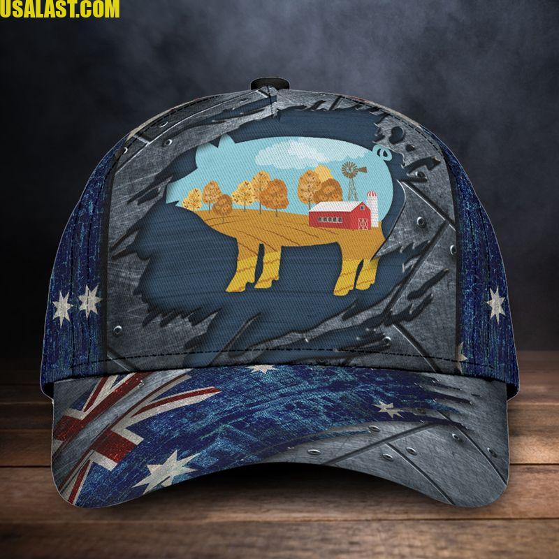 Best Gift Farmer Pig All Over Print Cap Hat