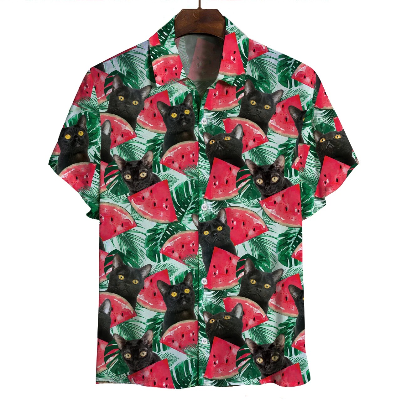 Bombay And Watermelon Hawaiian Shirt