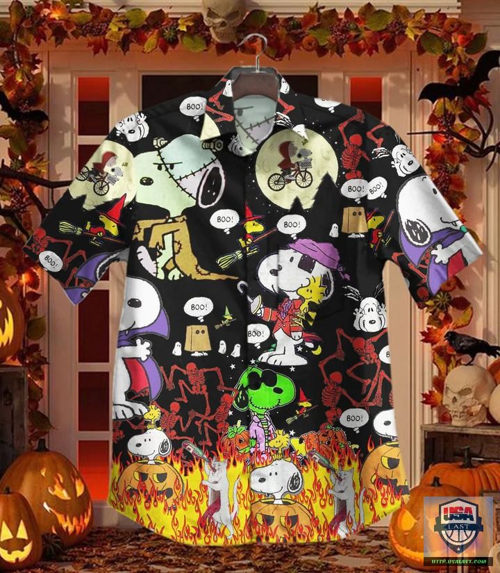 Halloween Snoopy Vintage Hawaiian Shirt