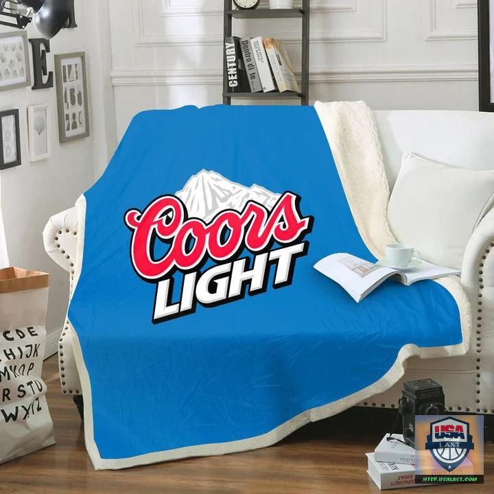 Mythical Coors Light Soft Blanket, Woven Blanket