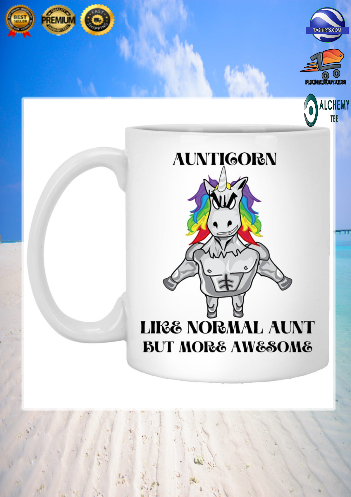 Aunticorn like normal aunt but more awesome mug
