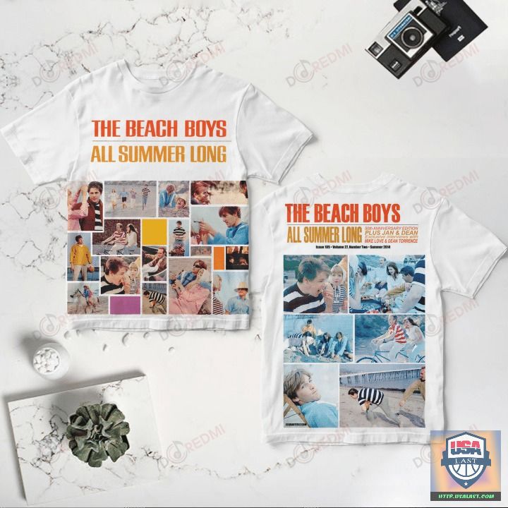 Excellent The Beach Boys All Summer Long Album Cover 3D T-Shirt