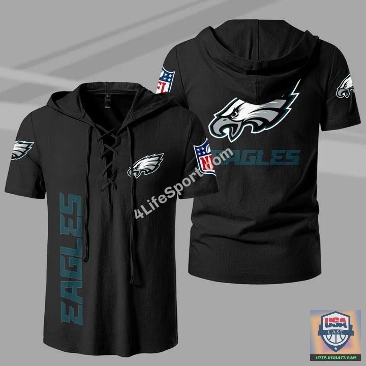 Nice Philadelphia Eagles Premium Drawstring Shirt