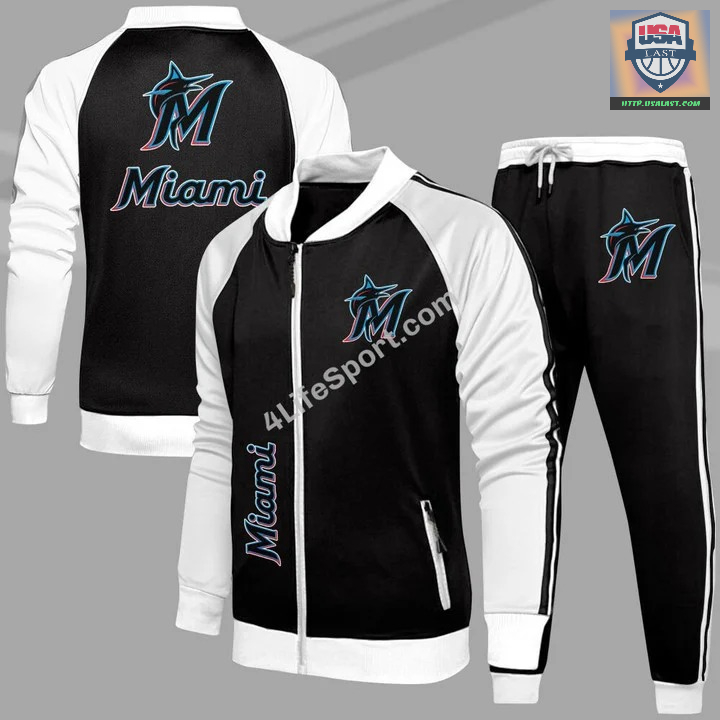 The Great Miami Marlins Sport Tracksuits 2 Piece Set