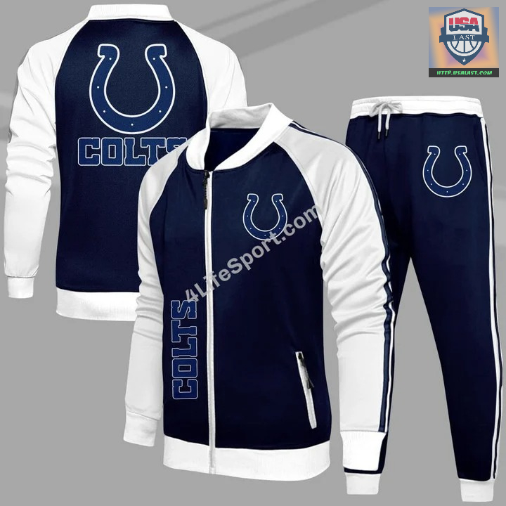 Nice Indianapolis Colts Sport Tracksuits 2 Piece Set