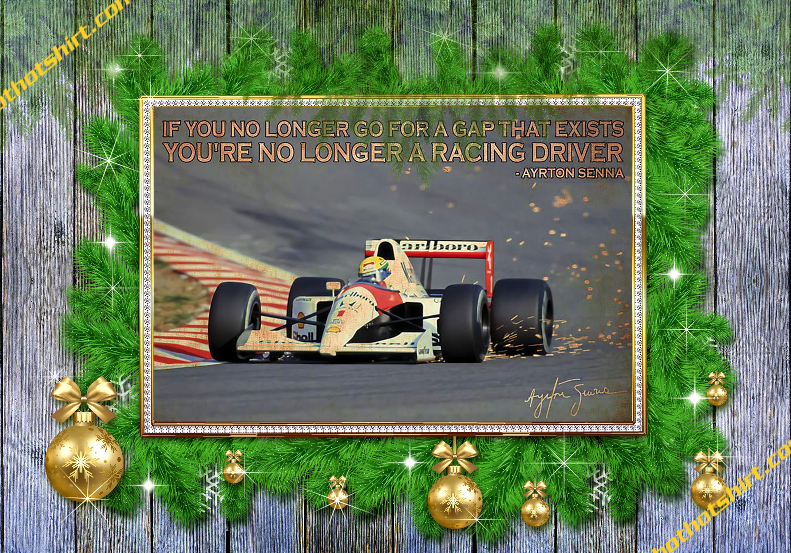 If you longer go for a gap that exists ayrton senna poster