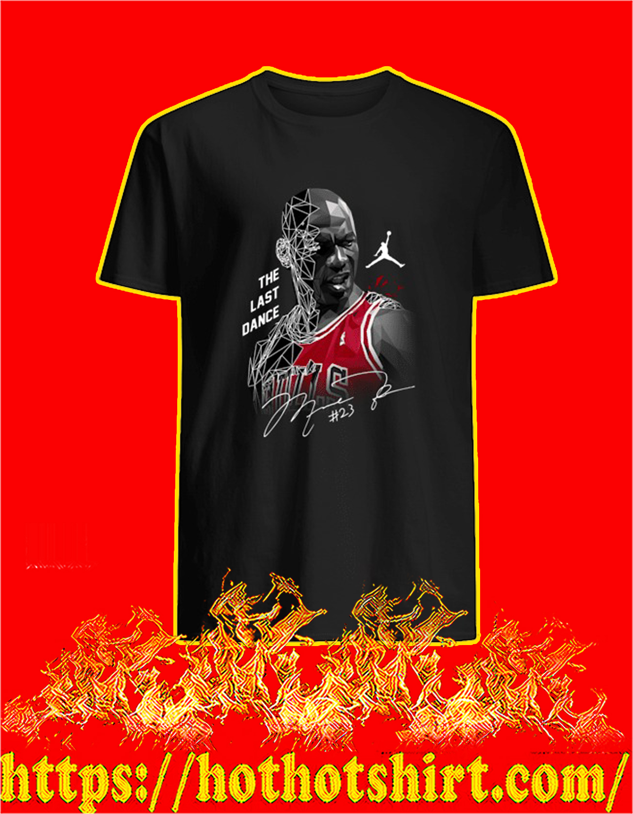 Michael Jordan the last dance signature shirt