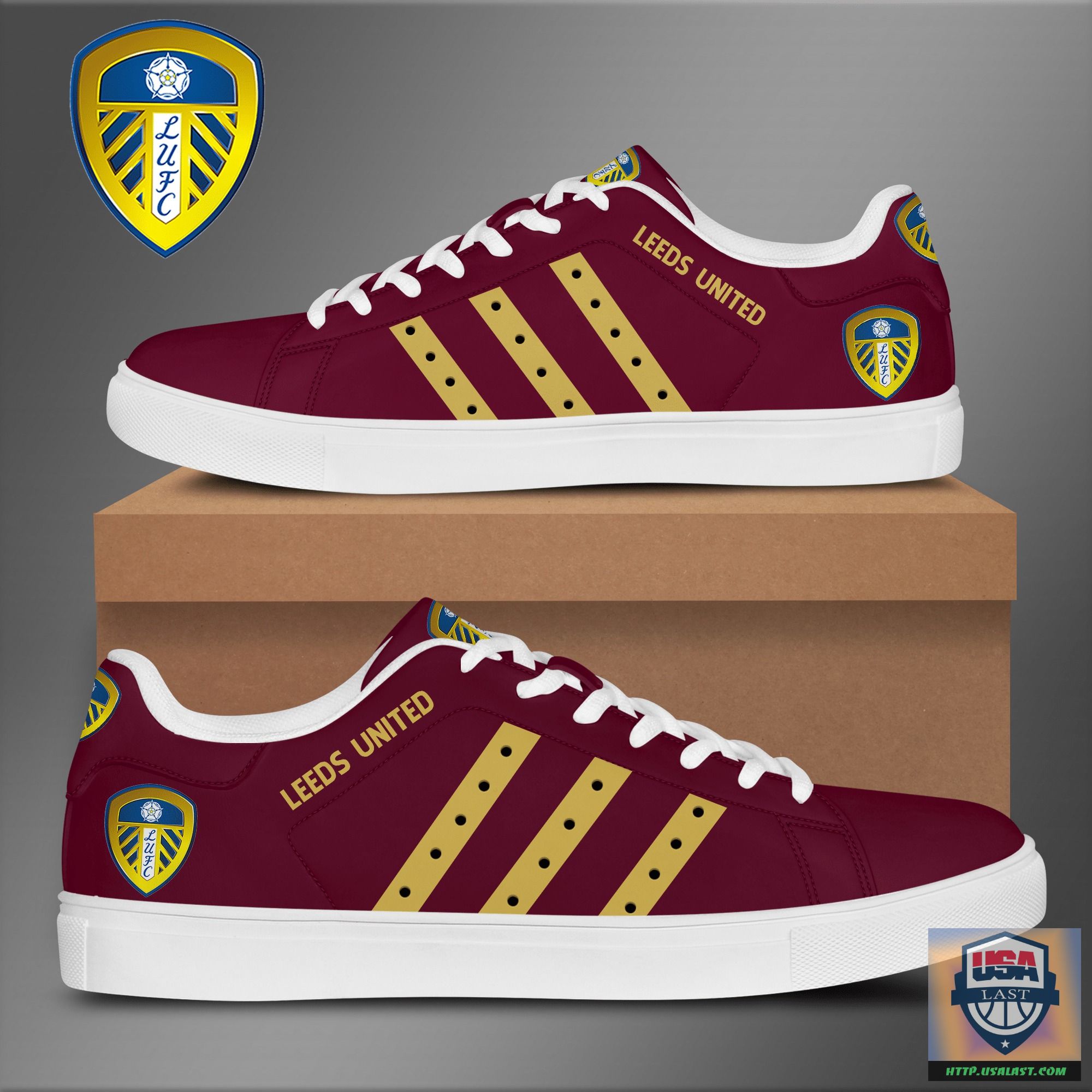 Best Sale Leeds United F.C Stan Smith Low Top Shoes