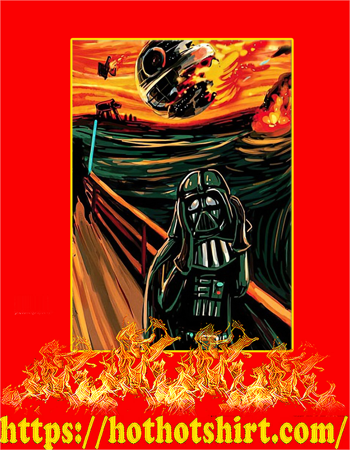 Star Wars The Vader Scream Poster